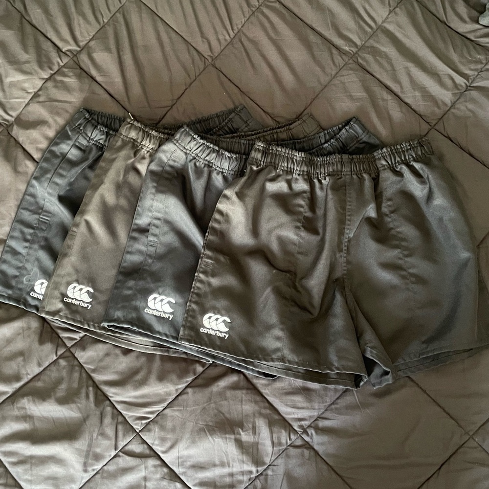 MENS PROFESSIONAL COTTON SHORT BLACK SIZE 38/XL